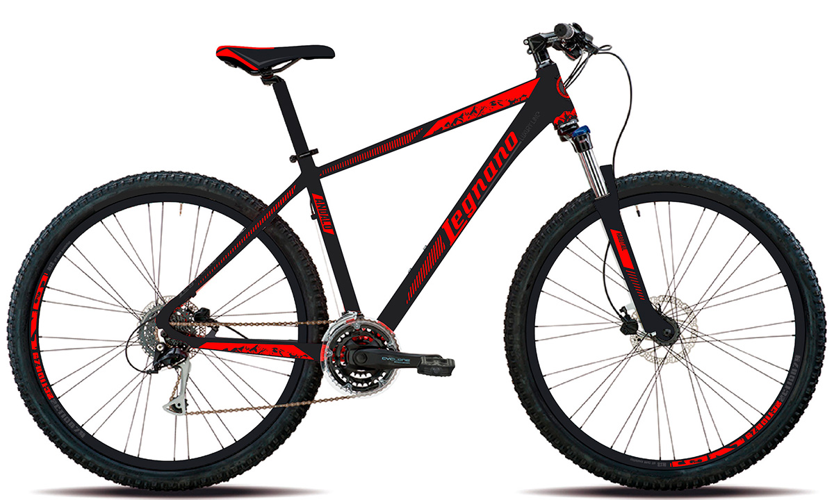 Велосипед Legnano 29" Andalo 2021, размер S, Черно-красный